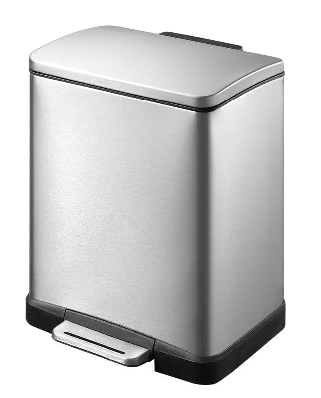 EKO Кош за отпадъци с педал “E-CUBE“ – 12 литра – мат