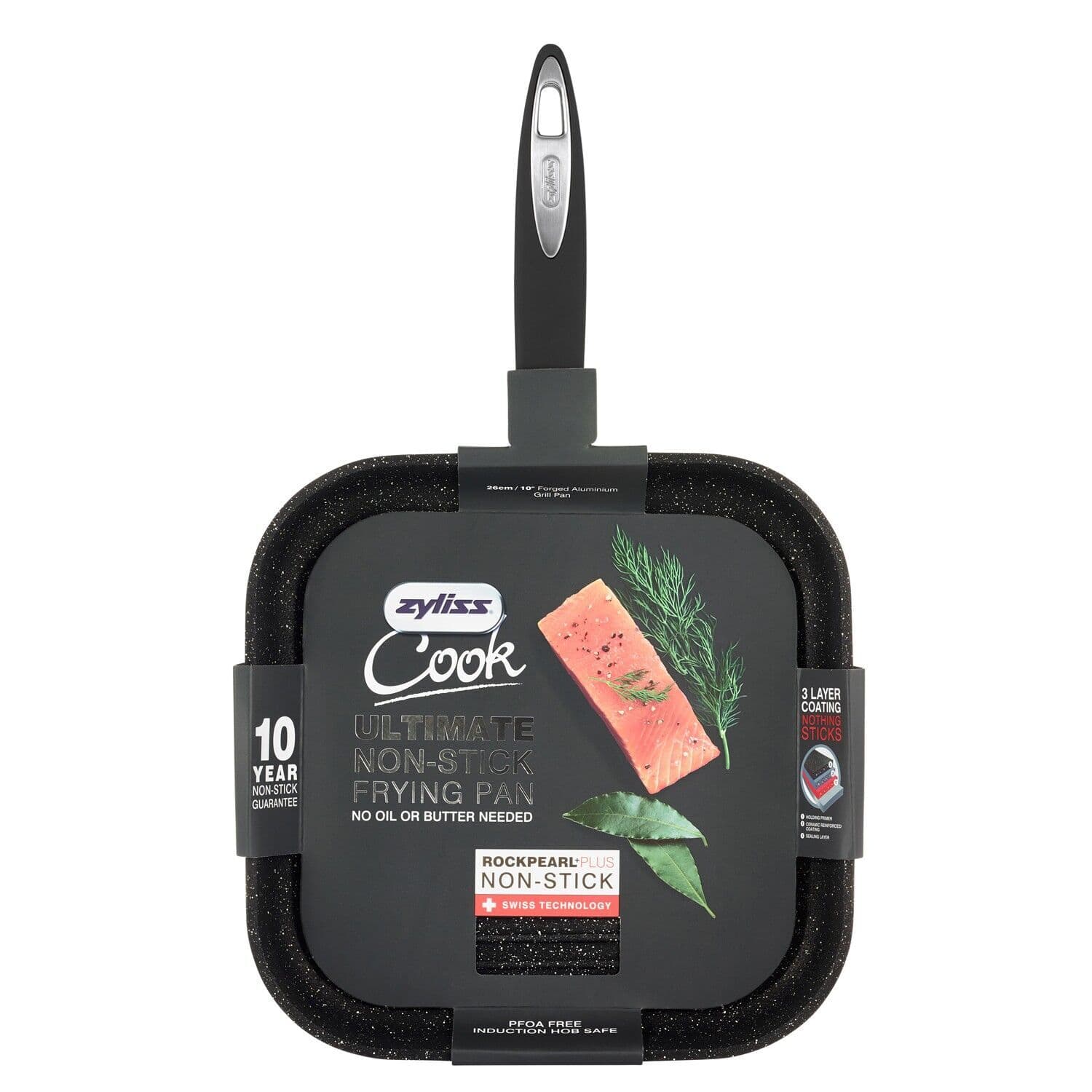 ZYLISS COOK Индукционен грил тиган – 26 х 26 см