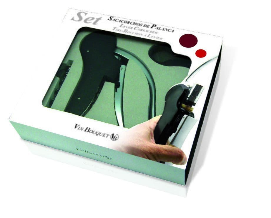 Vin Bouquet Сет тирбушон „LEVER“ – 3 – ЧАСТИ