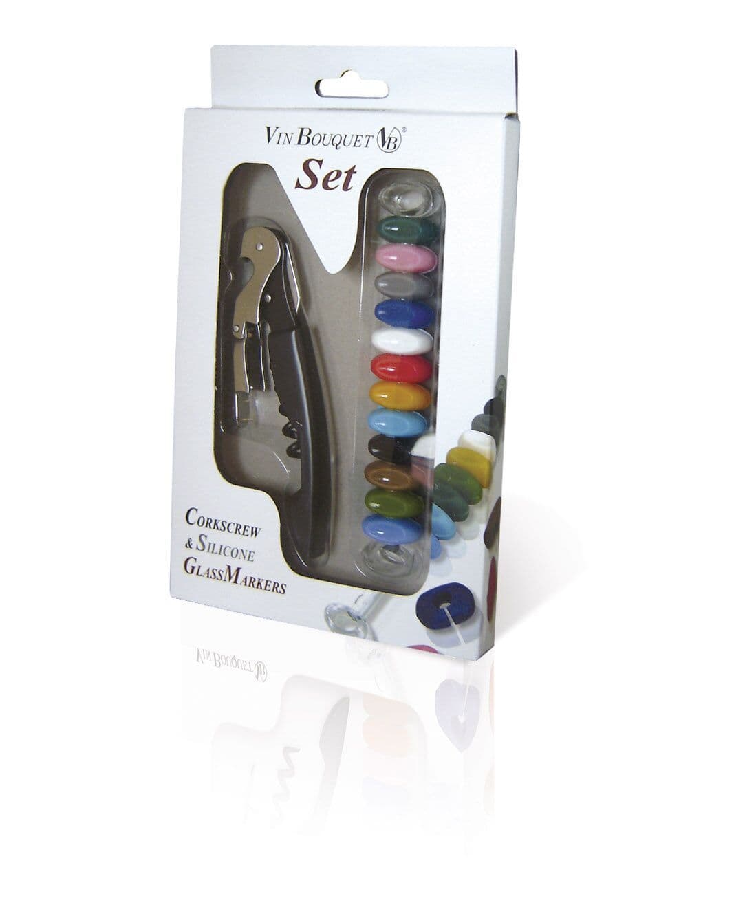 Vin Bouquet Сет тирбушон с маркери за чаши
