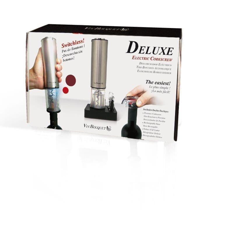 Vin Bouquet Сет електрически тирбушон „DELUXE“ – 3 – части