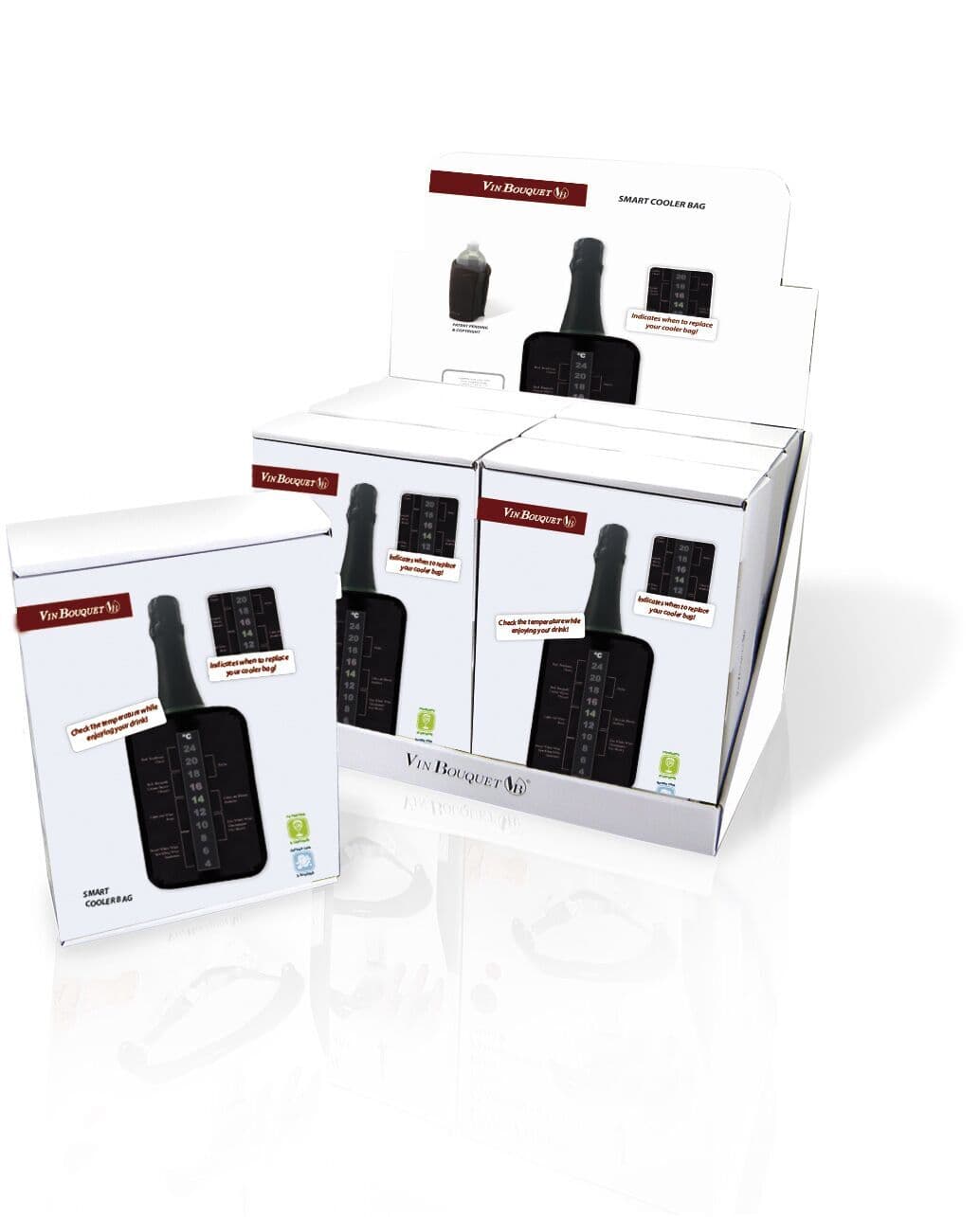 Vin Bouquet Охладител за бутилки с термометър