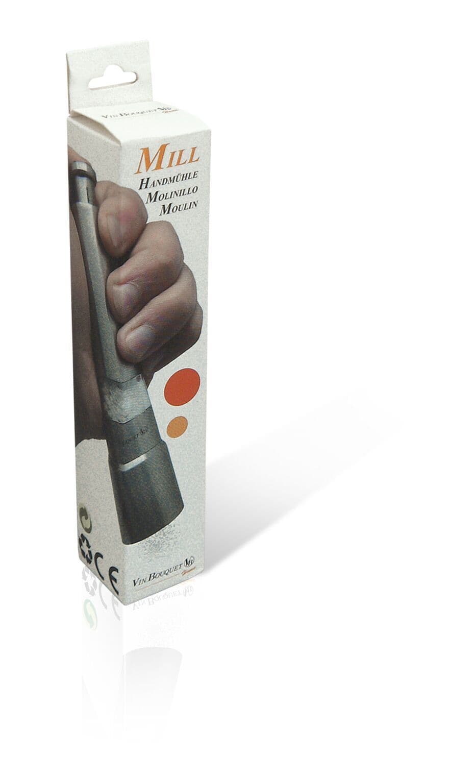 Nerthus Стоманена ръчна мелничка за сол или пипер