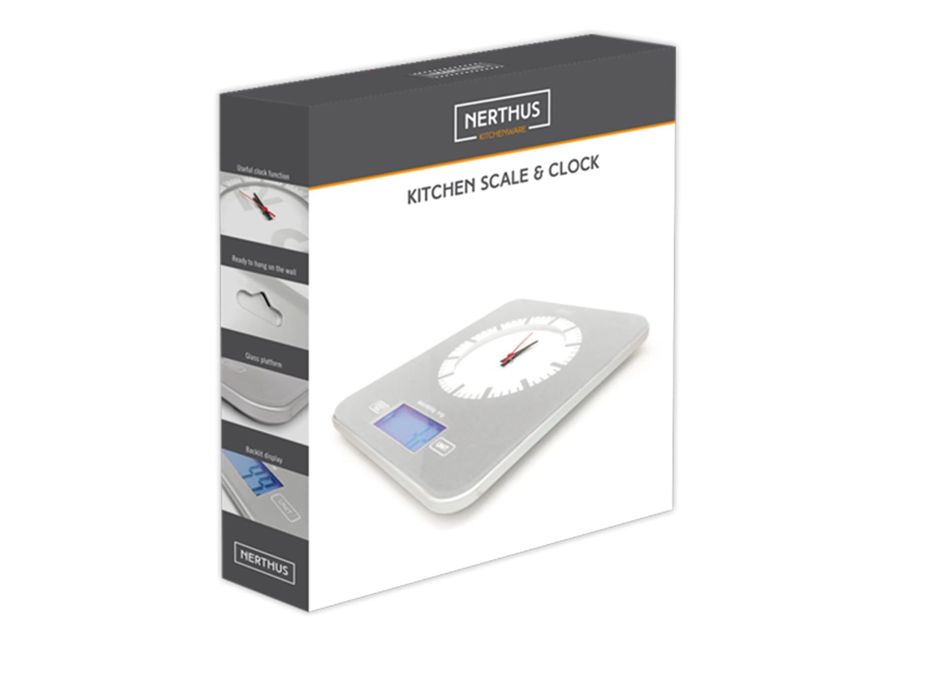 Nerthus Кухненска везна с часовник