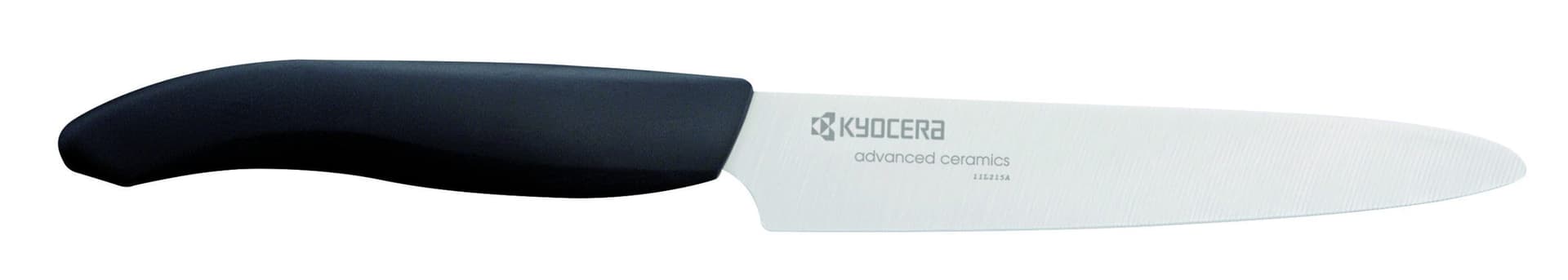 KYOCERA Керамичен нож за домати – бяло острие/черна дръжка – 12,5 см.