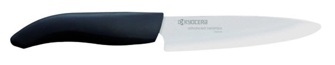 KYOCERA Универсален керамичен нож – бяло острие/черна дръжка – 13 см.