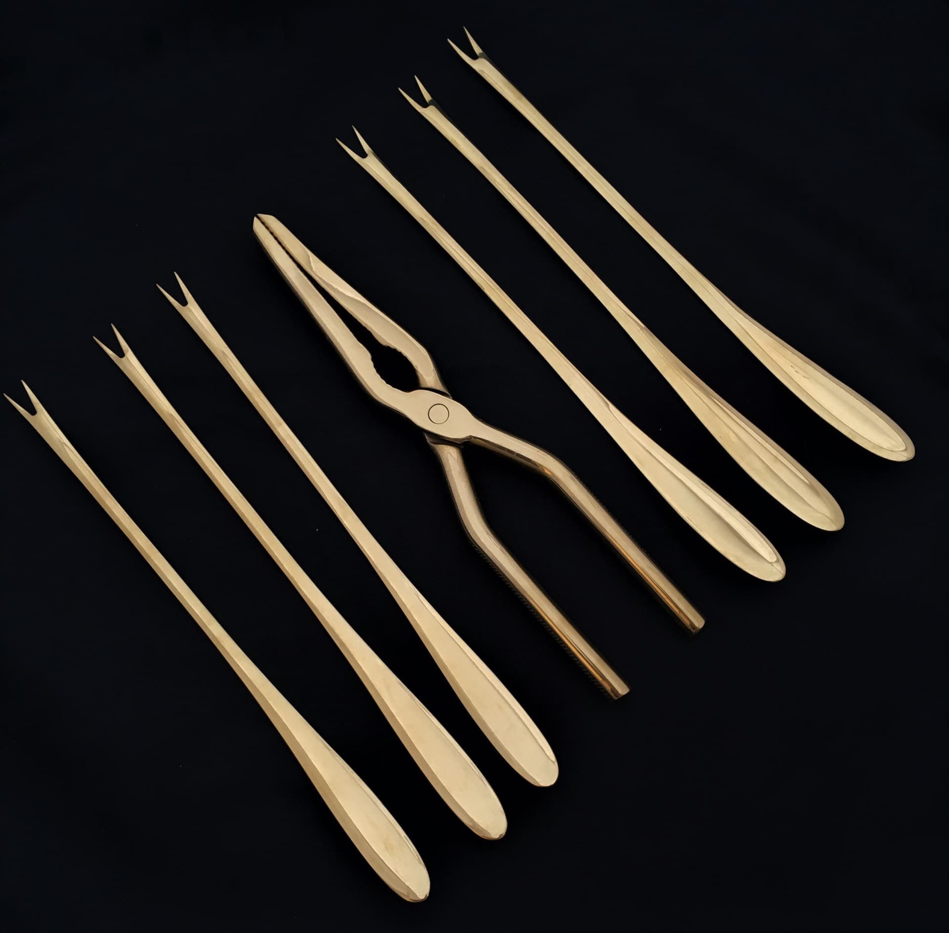 HERDMAR Комплект за морски дарове – 7 части – златно PVD покритие