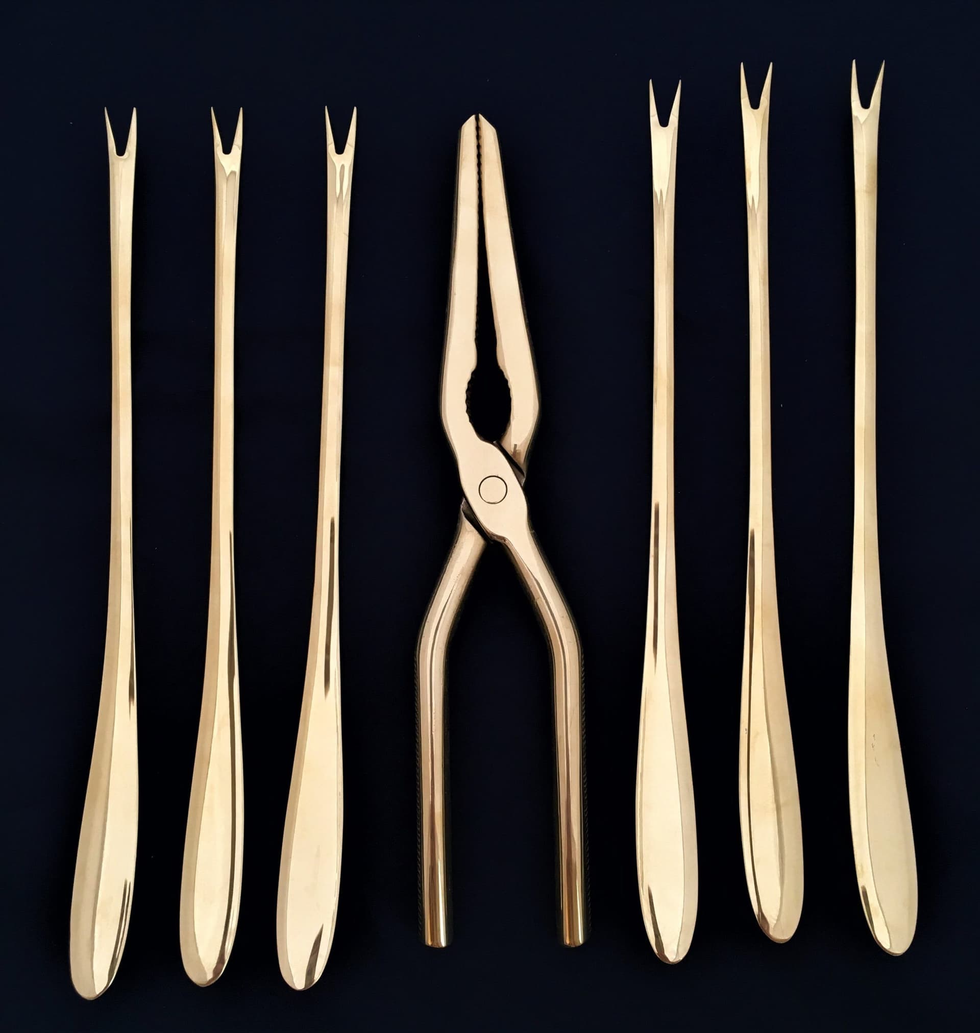 HERDMAR Комплект за морски дарове – 7 части – златно PVD покритие