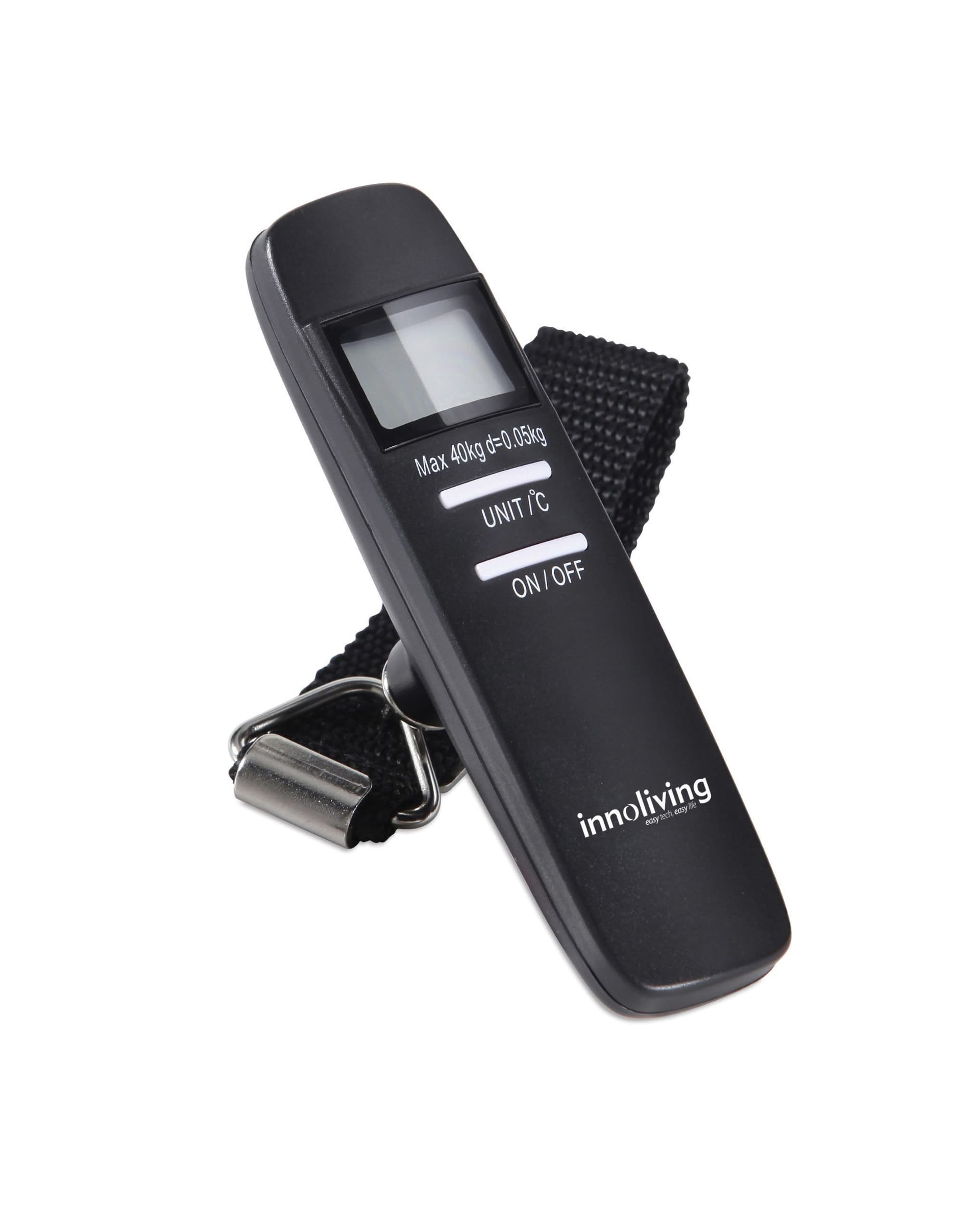 INNOLIVING Електронен кантар за багаж и термометър за стайна температура