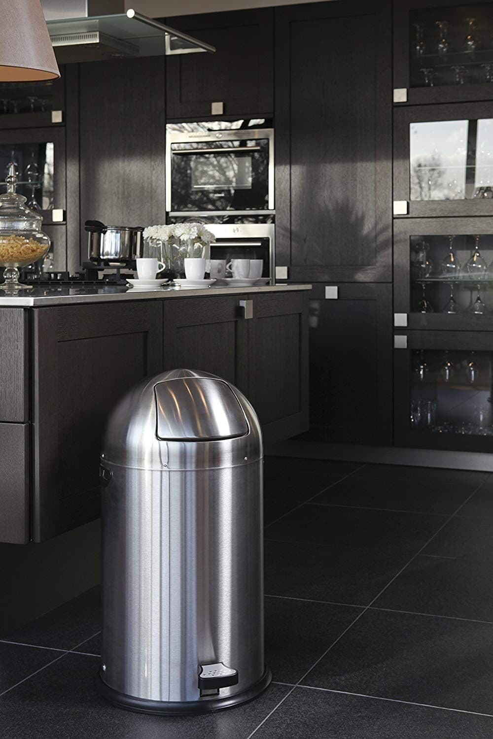 EKO Кош за отпадъци с педал “KICK CAN“ – 33 литра – черен