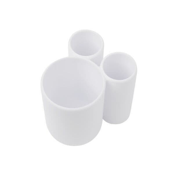 UMBRA Органайзер за баня “TOUCH“ – цвят бял