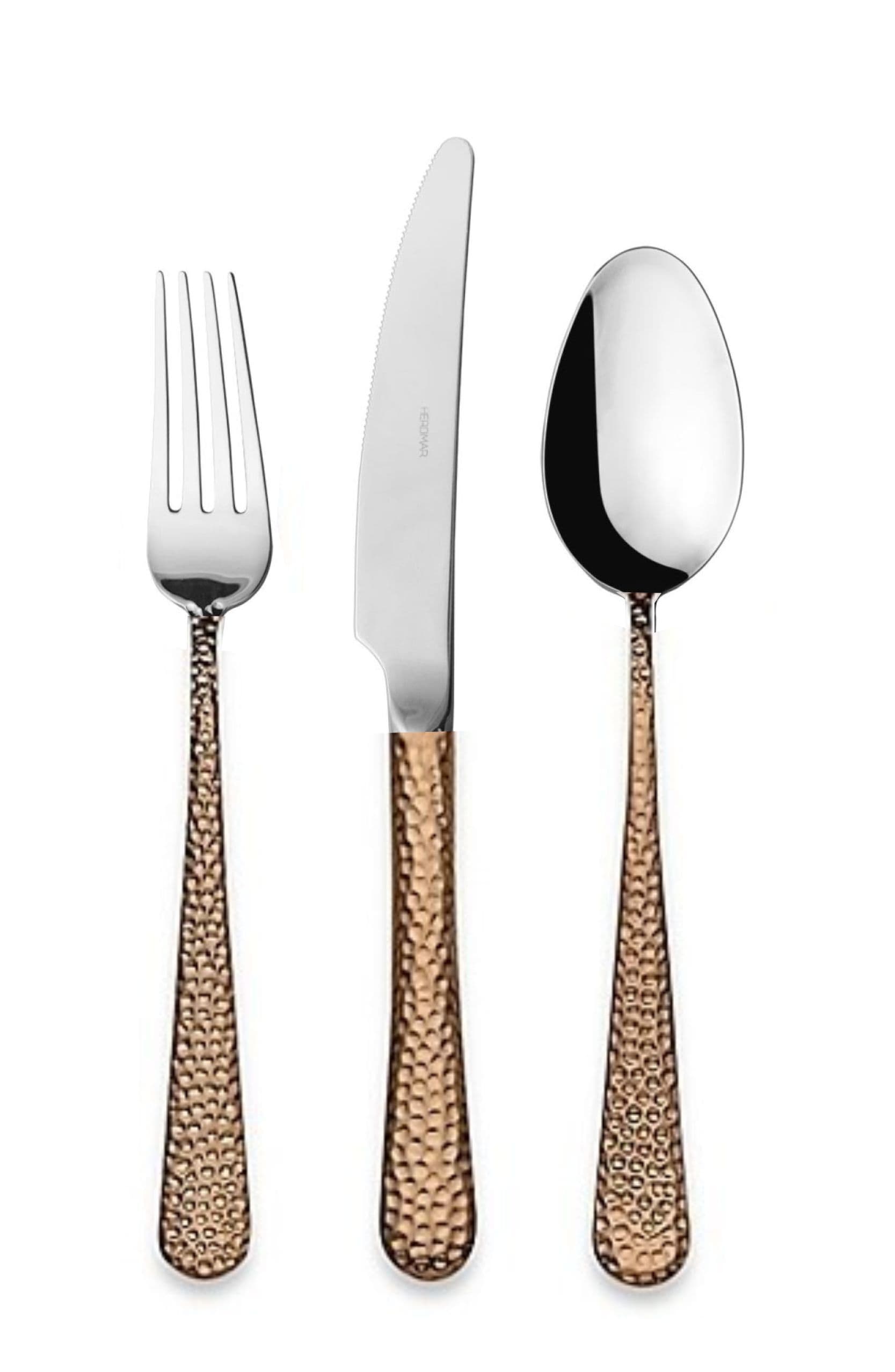 HERDMAR Комплект прибори за хранене “MONTANA“- 36 части – с позлатена дръжка