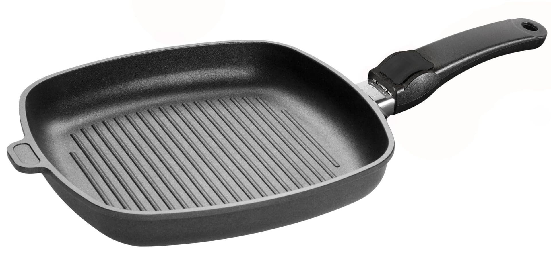 SKK Тиган скара плитък – 28х28 см. с мобилна дръжка