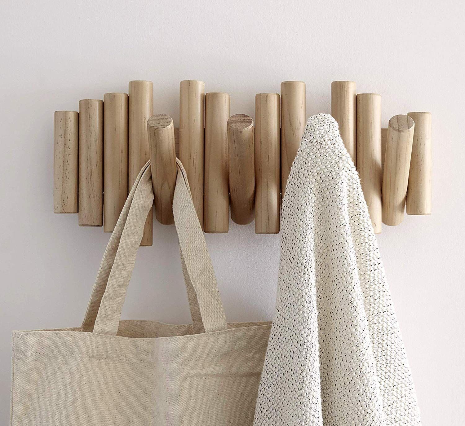 UMBRA Закачалка за стена “PICKET “ – цвят натурално дърво