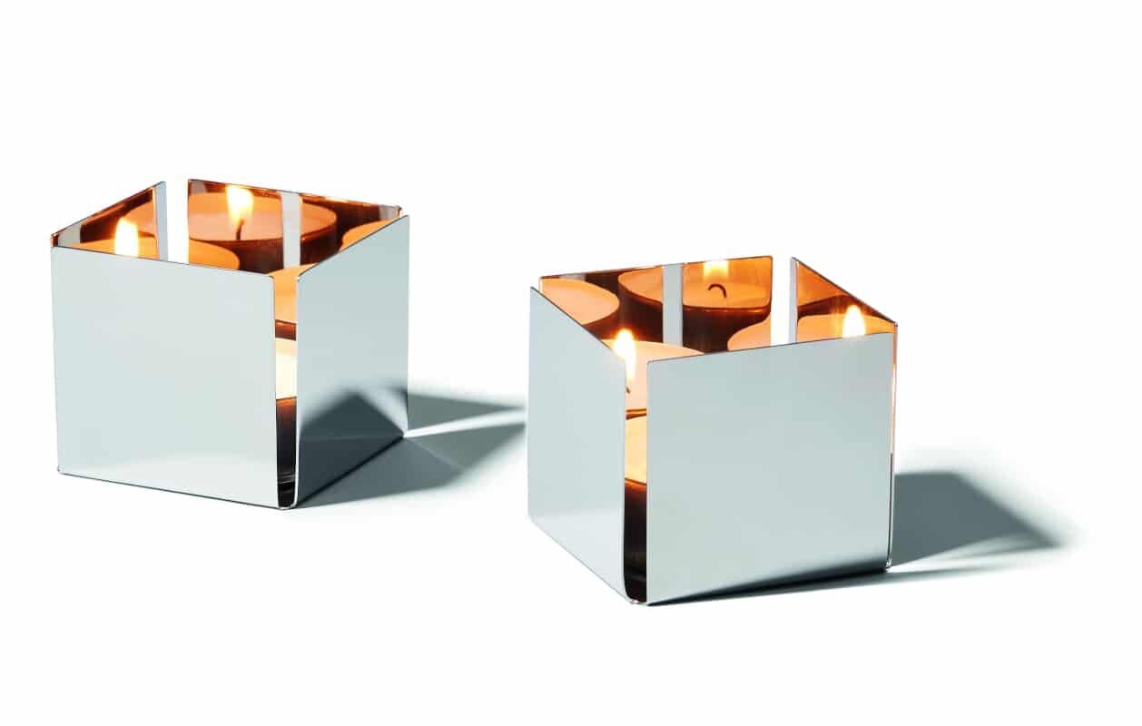 PHILIPPI Комплект 2бр свещници “PEP“ - размер L