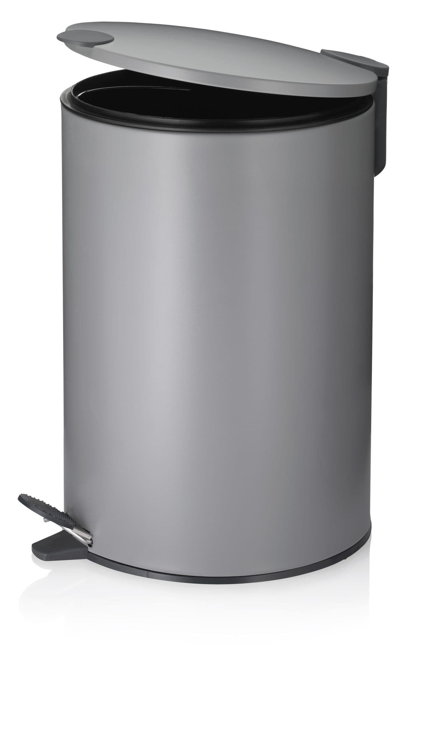 KELA Кош за отпадъци с педал “Mats“ - светло сив - 12 л.