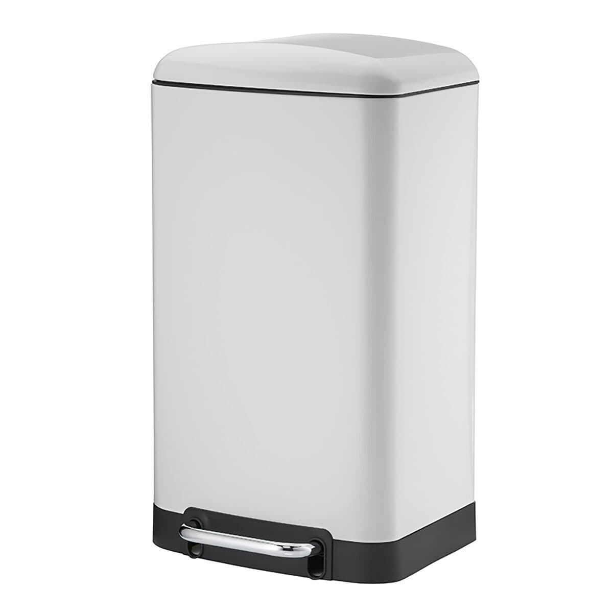 KELA Кош за отпадъци с педал “Davino“ – бял – 30 л.