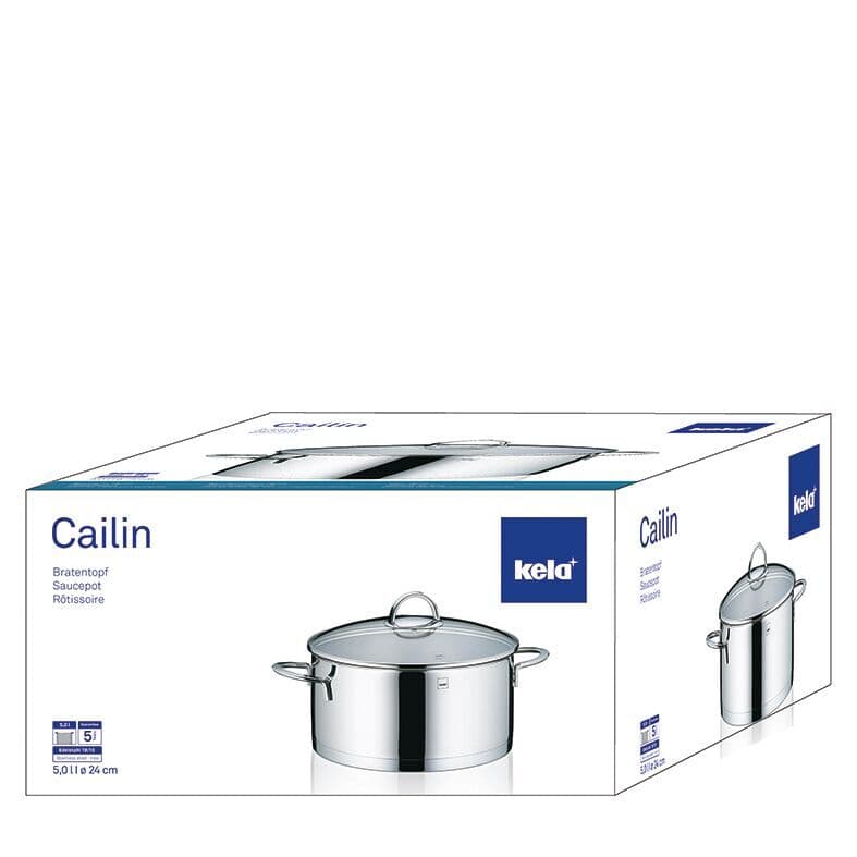 KELA Тенджера с капак “Cailin“ – Ø 24 см – 5,0 л.