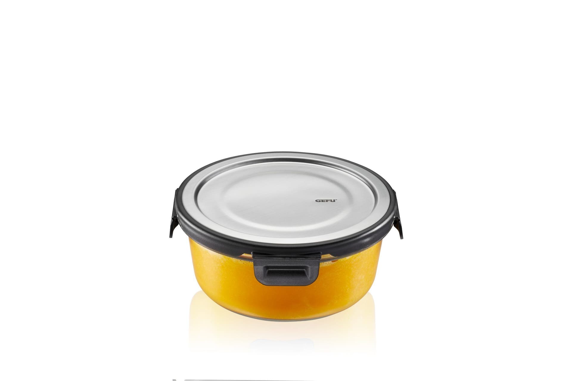 GEFU Кръгла стъклена кутия за храна “MILO“ – 600 мл.