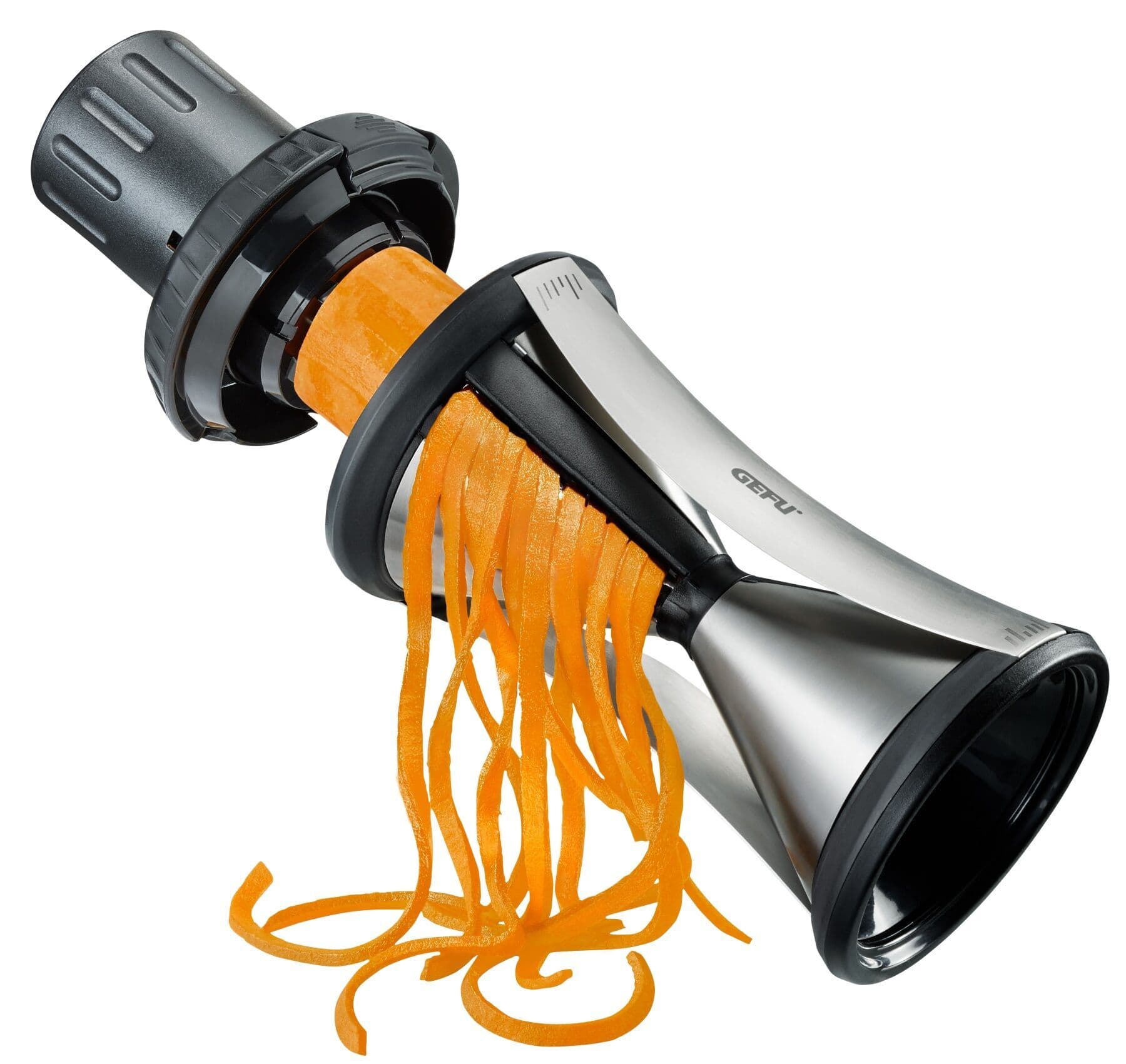 GEFU Резачка за плодове и зеленчуци “SPIRELLI“ XL – с държач-предпазител