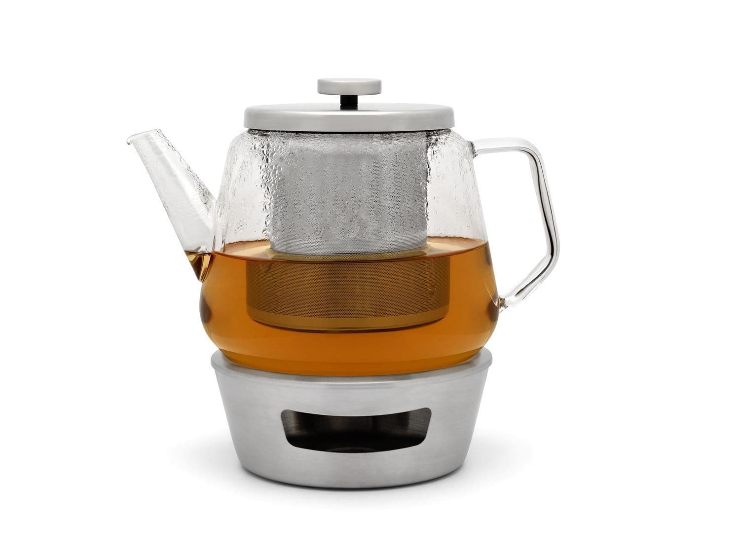 BREDEMEIJER Сет стъклен чайник “BARI“ с приставка за подгряване – 1,5 л.