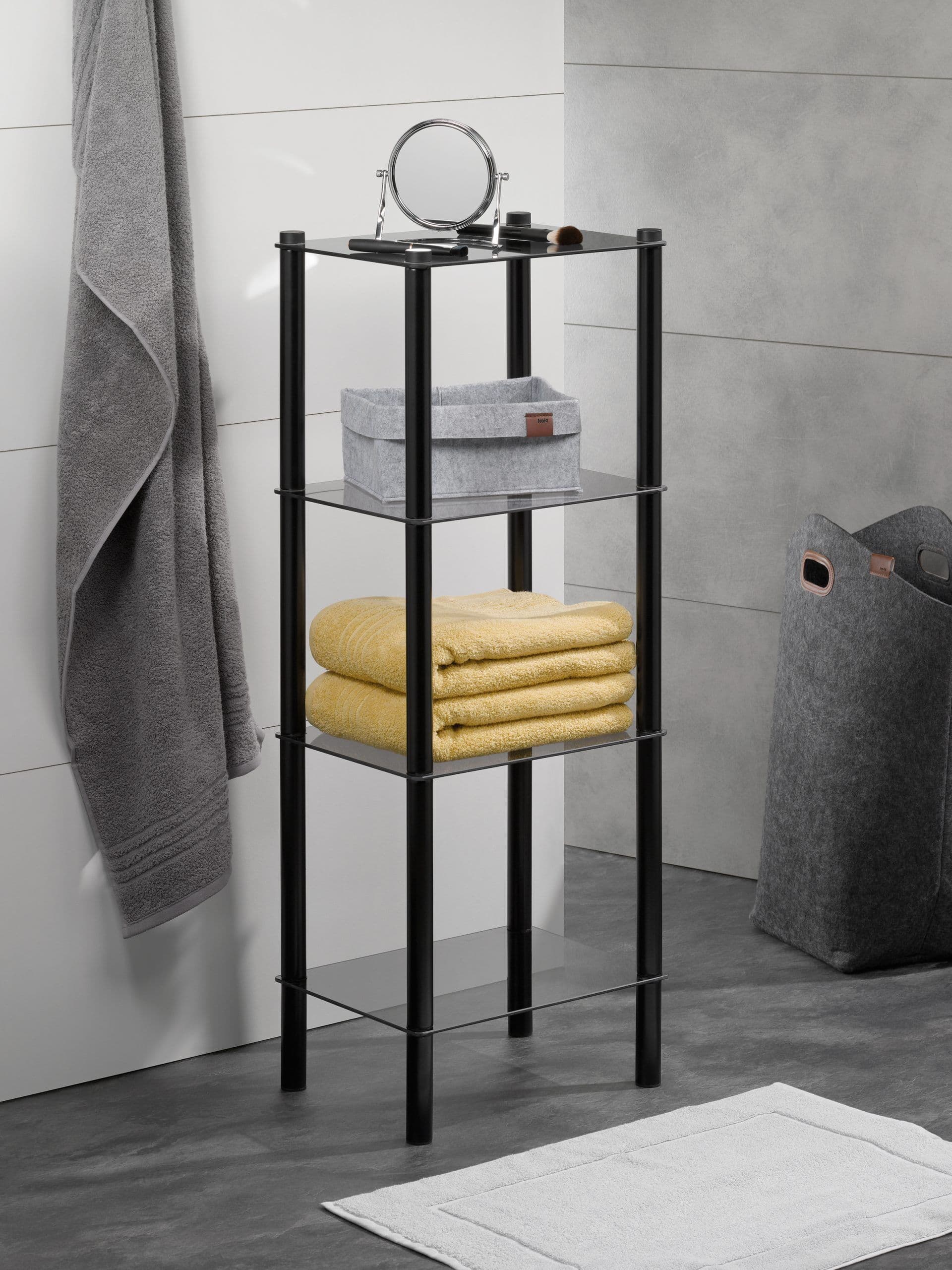 KELA Кош за пране “Fay“ – тъмно сив