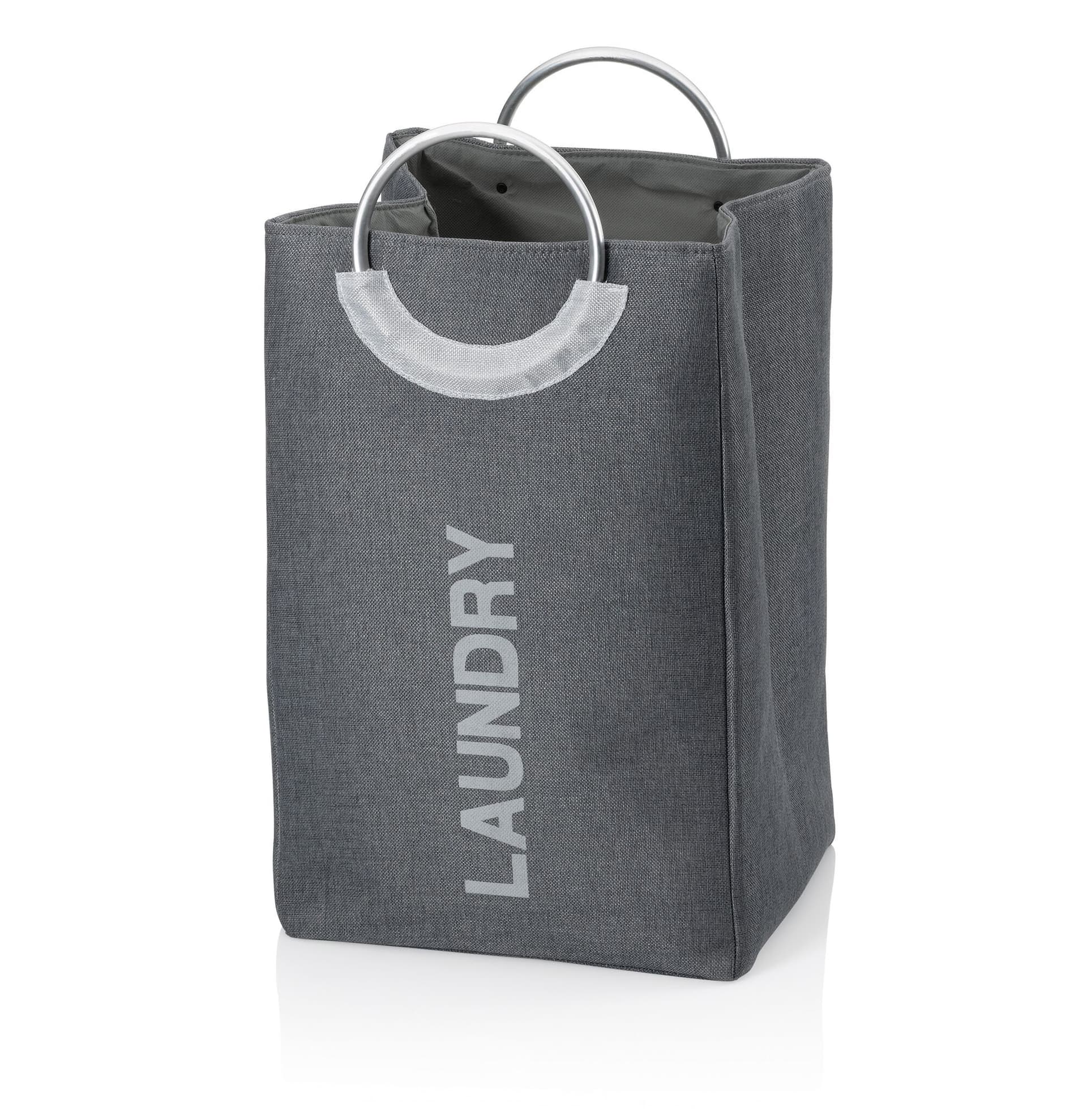 KELA Кош за пране “Palma“ – гранитно сив