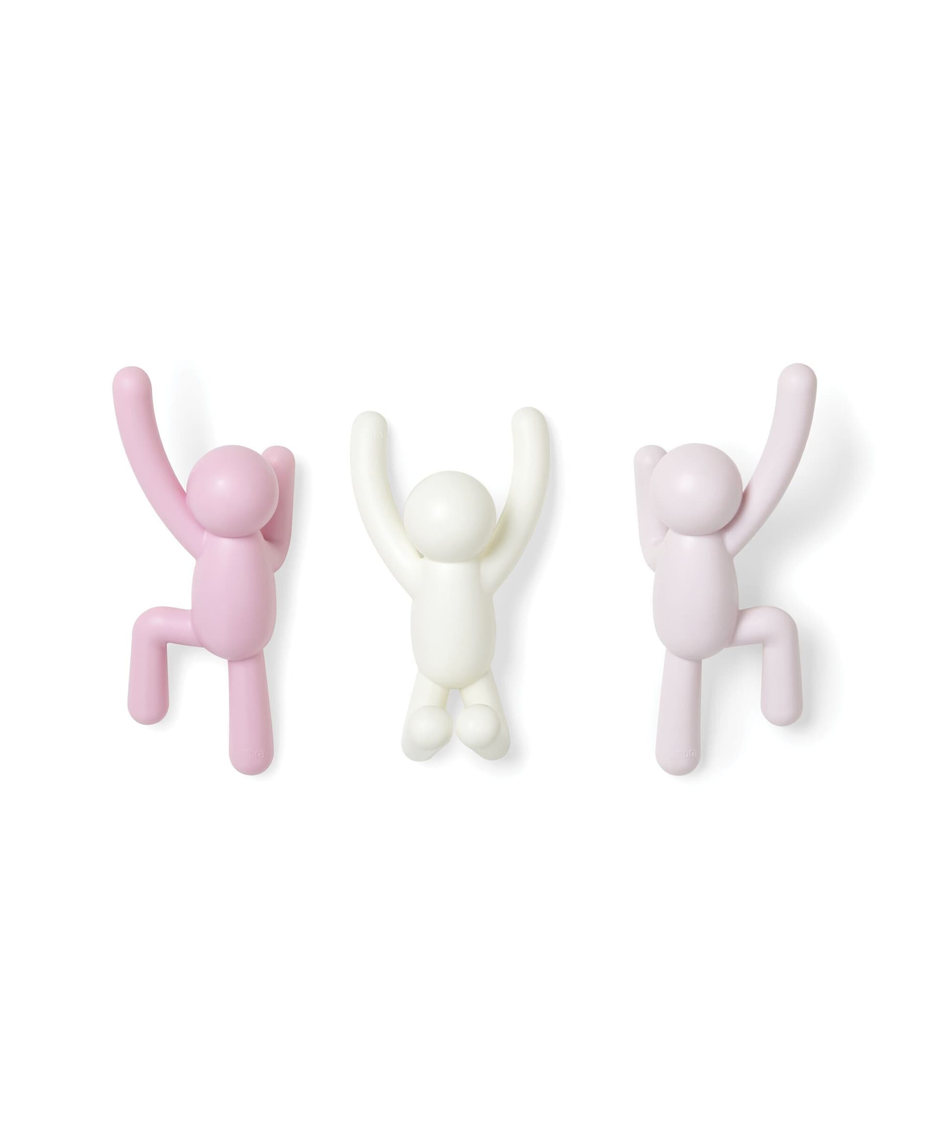 UMBRA Комплект от 3 бр закачалки за стена “BUDDY“ – 3 цвята