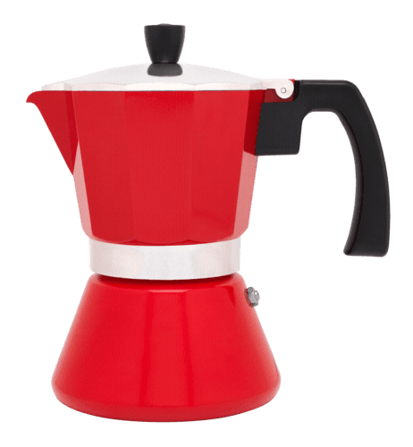 LEOPOLD VIENNA Кафеварка “TIVOLI“ за 6 кафета – цвят червен