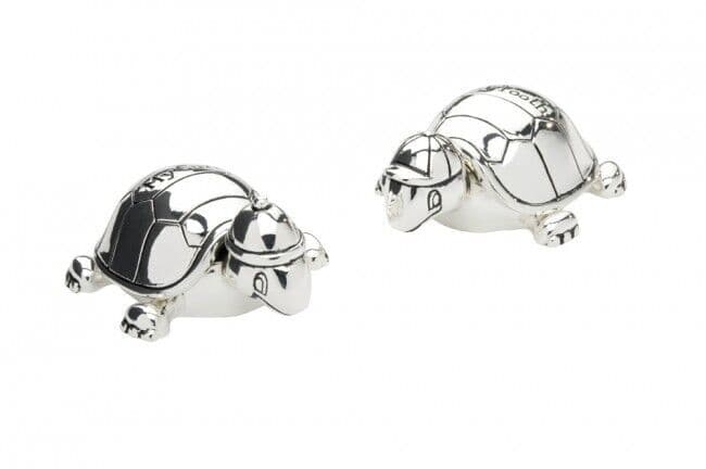 ZILVERSTAD Комплект от две кутийки (за зъбче и за кичур) “Костенурка“