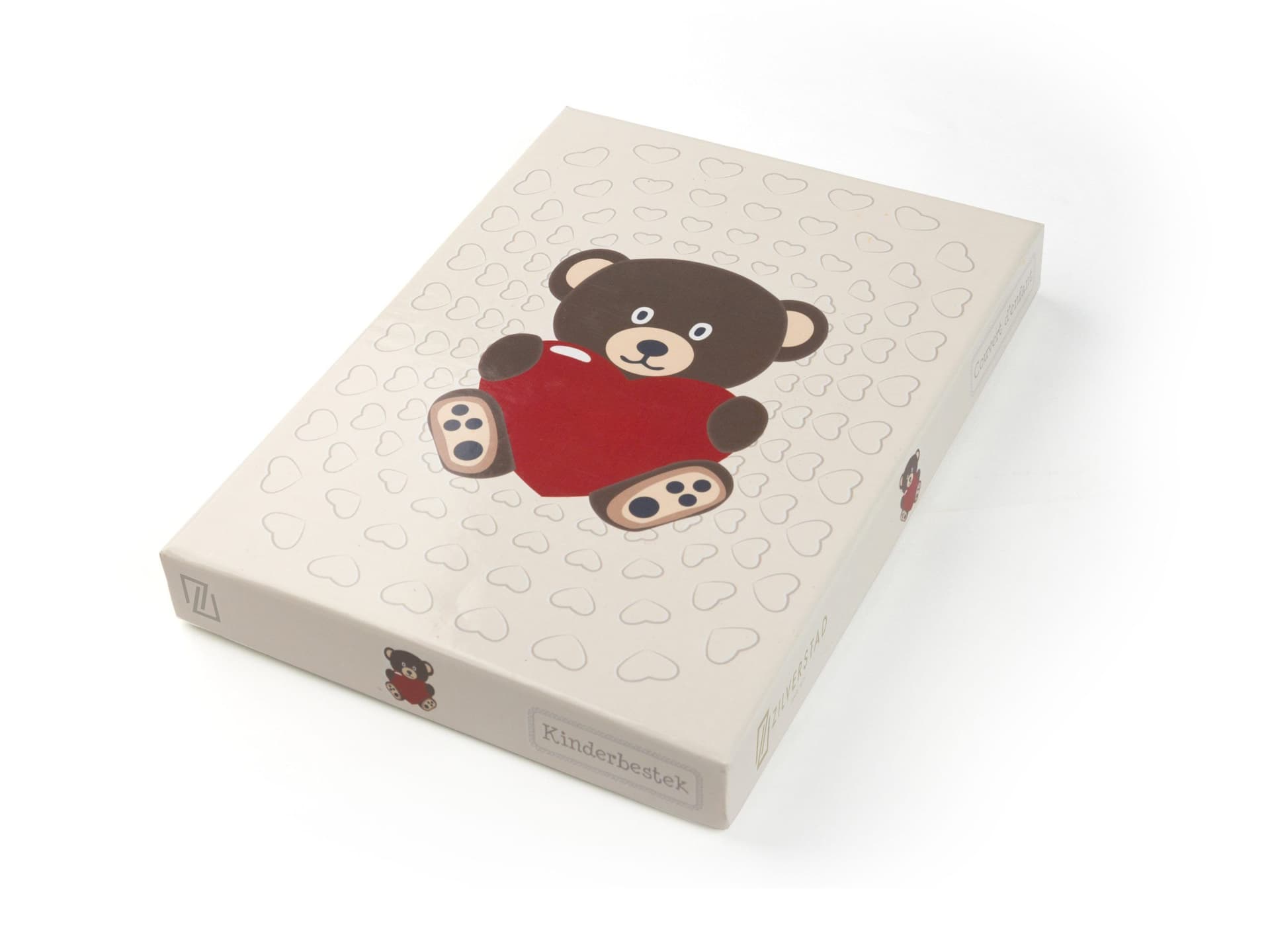 ZILVERSTAD Комплект детски прибори за хранене “Мече“ – 4 части