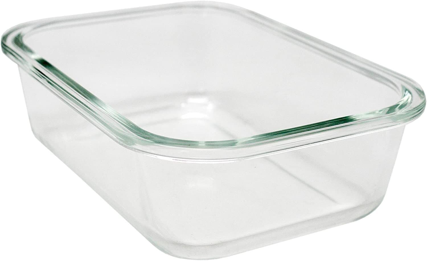 Nerthus Стъклена кутия за храна с херметическо затваряне и бамбуков капак – 1 л.