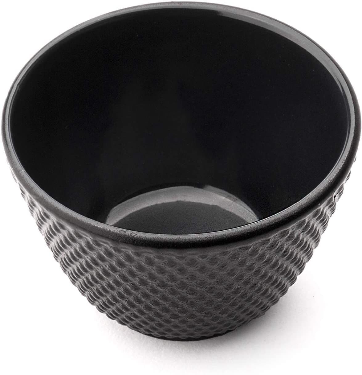 BREDEMEIJER Комплект от 2бр чугунени чаши за чай “Jang“ – цвят черен