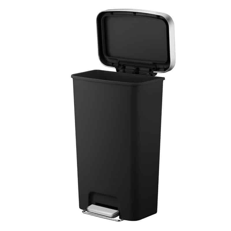 EKO Кош за отпадъци с педал “HANA“ – черен – 45 л.