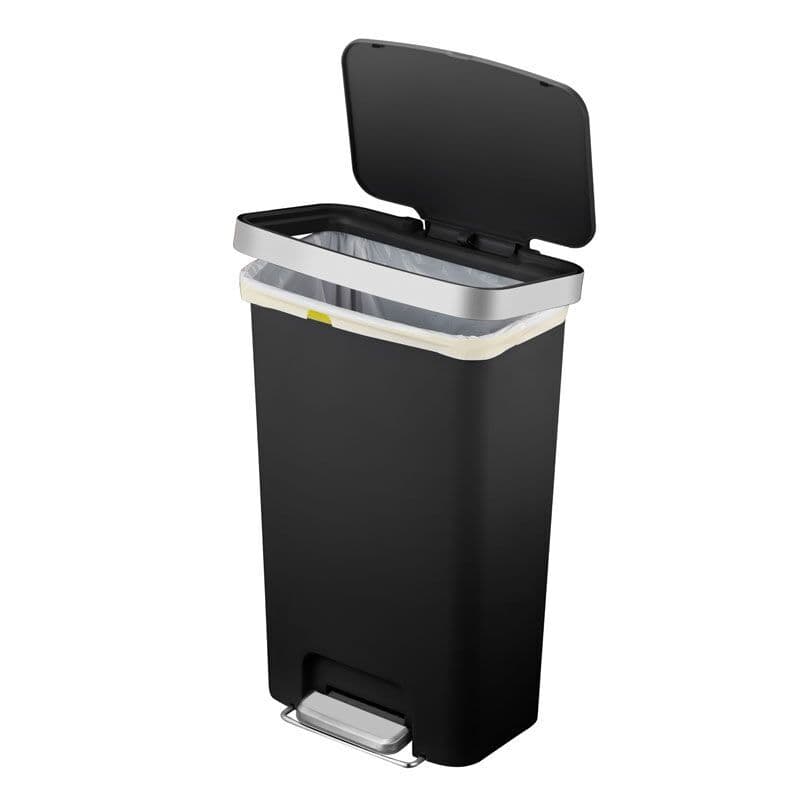 EKO Кош за отпадъци с педал “HANA“ – черен – 45 л.