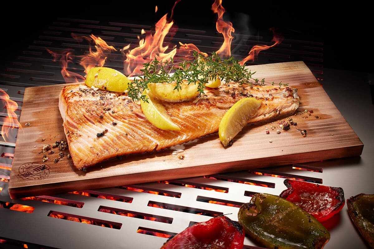 GEFU Комплект от 2 бр кедрови дъски за барбекю „BBQ“ – размер XXL