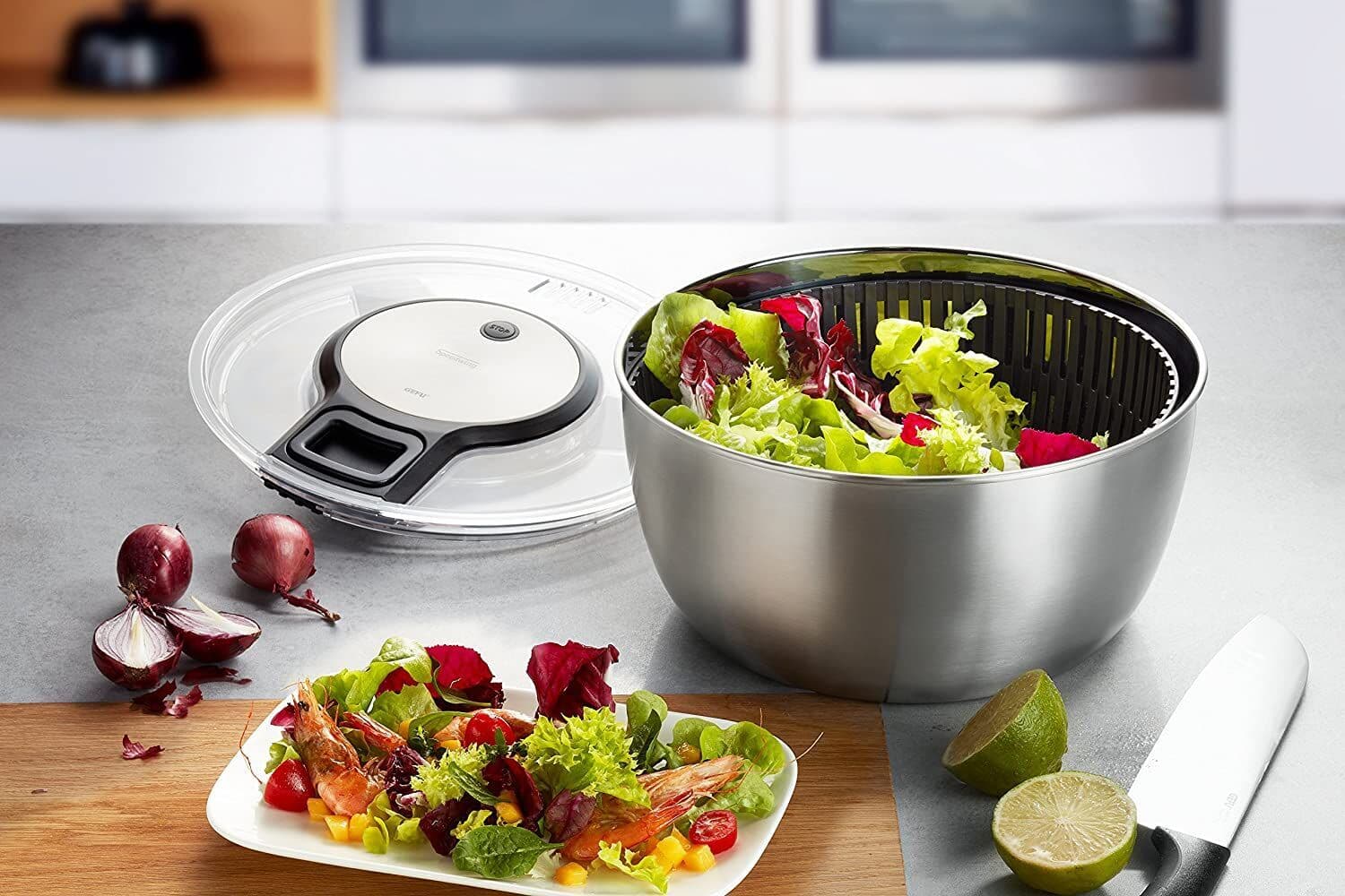 GEFU Комплект центрофуга за салата “SPEEDWING®“ и херметически капак