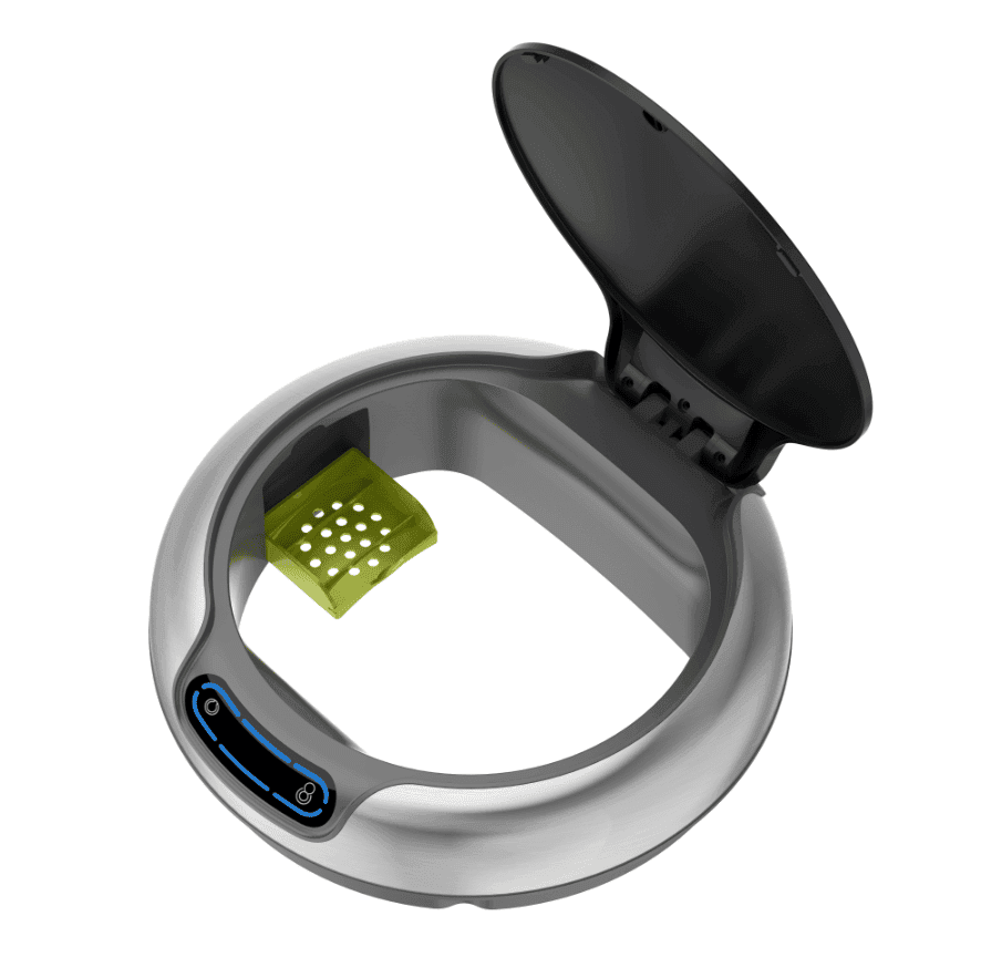 EKO Сензорен кош за отпадъци “GALLERIA“ – матиран – 9 л