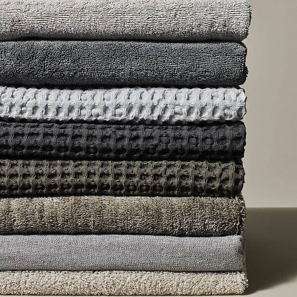 BLOMUS Вафлена кърпа „CARO“ – цвят син, 70х140 см