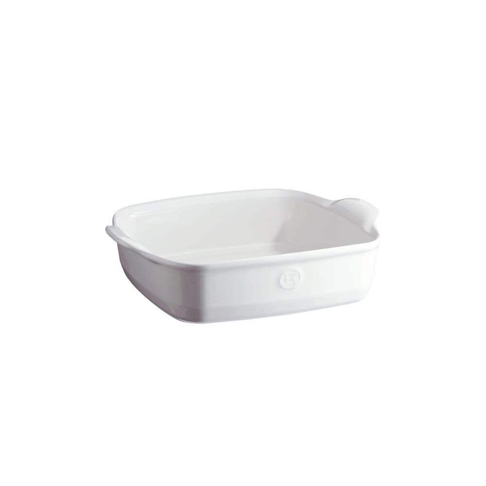 EMILE HENRY Керамична тава „SQUARE OVEN DISH“- 22х22см – цвят бял