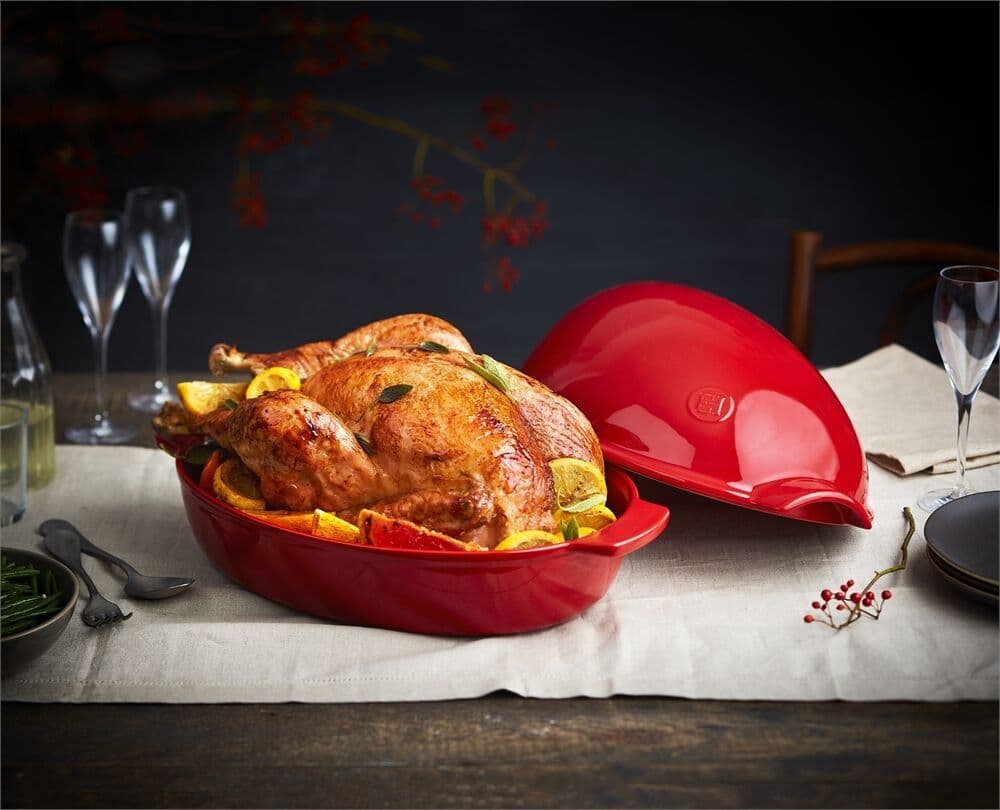 EMILE HENRY Керамична форма за печене „LARGE ROASTER“ – 4 л / 42 х 28см – цвят черен