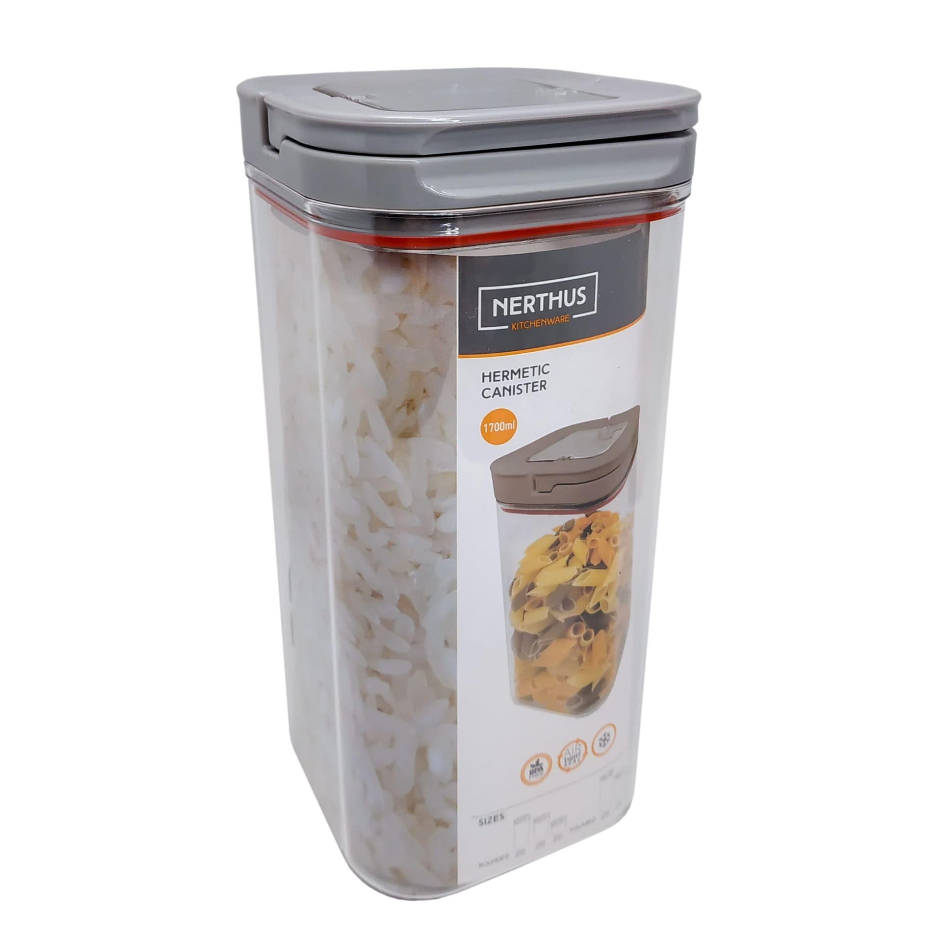 Nerthus Канистер с херметическо затваряне – 1,7 л.