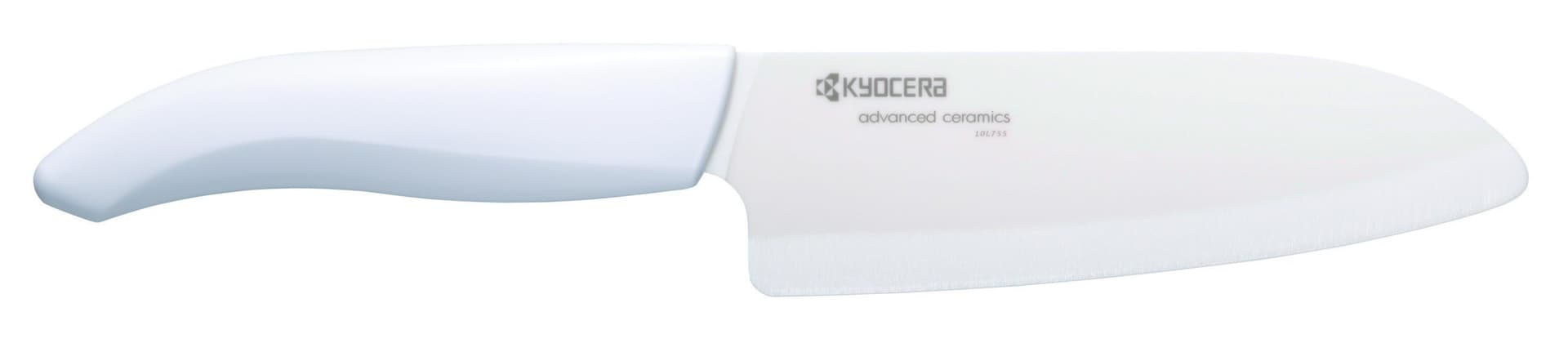 KYOCERA Комплект от 2 бр керамични ножове с бяло острие/бяла дръжка