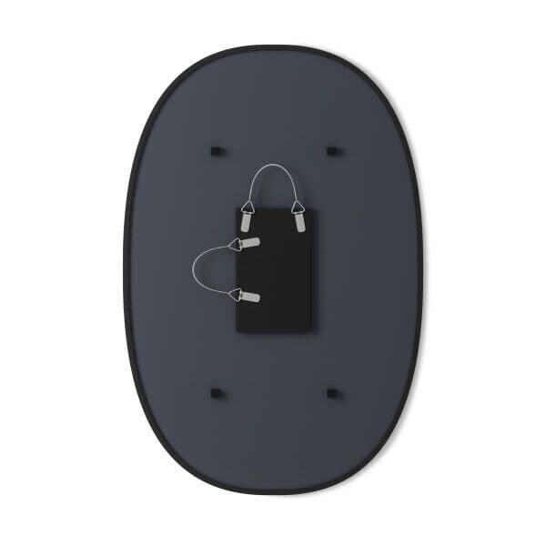 UMBRA Овално огледало за стена “HUB“ – черно