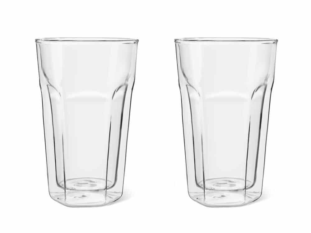 LEOPOLD VIENNA Сет от 2 бр. двустенни стъклени чаши – 280 мл.