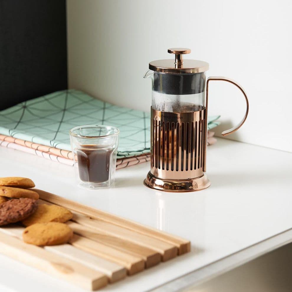 LEOPOLD VIENNA Френска преса 350 мл. – медна