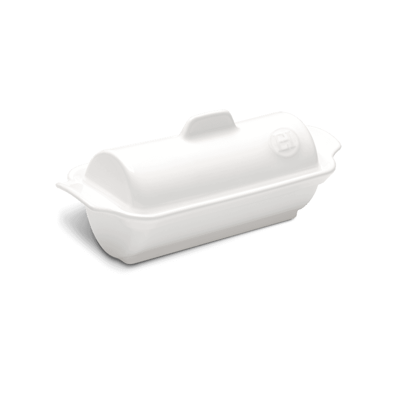 EMILE HENRY Керамична форма за терин „MEDALLION TERRINE“ – 24,5 х 10 см – цвят бял