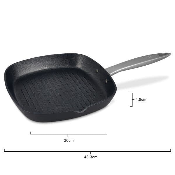 “ZYLISS COOK ULTIMATE PRO“ – Индукционен грил тиган – 26х26 см.