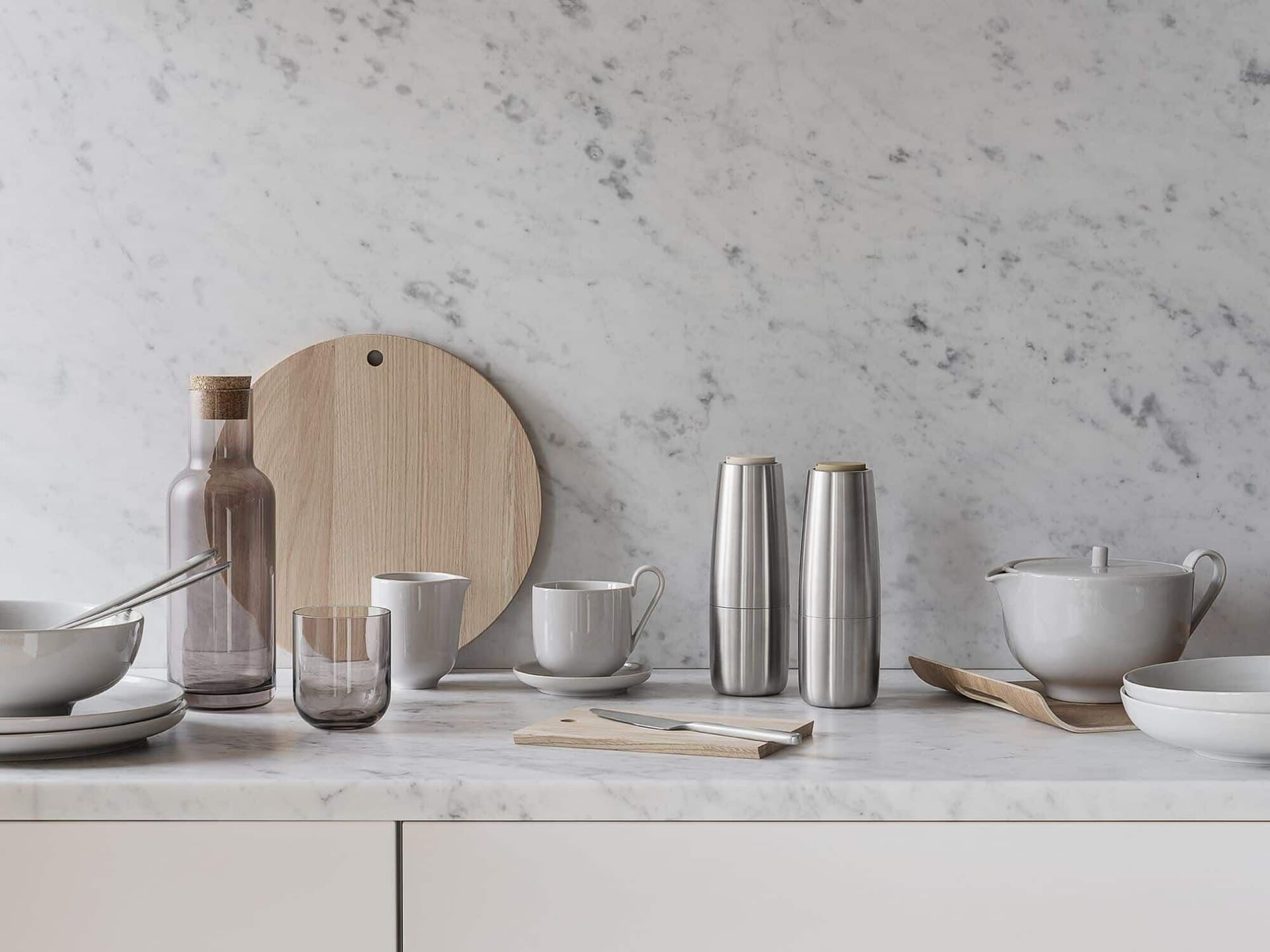 BLOMUS Купа за салата Ø 30 см. – RO – цвят светло сив (NimbusCloud)