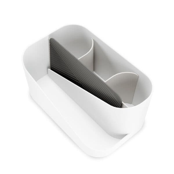 UMBRA Органайзер за аксесоари за коса с топлоустойчива подложка “GLAM“ – цвят бял / сив